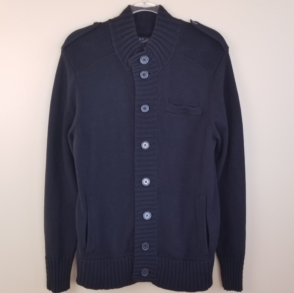 Guess Black Cardigan, sz L